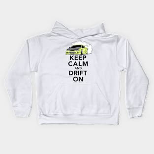 Keep Calm and Drift on Kids Hoodie